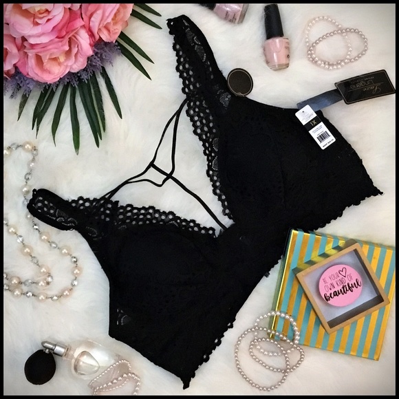 Luxe Lingerie Other - Luxe Lingerie Black Lace Bralette